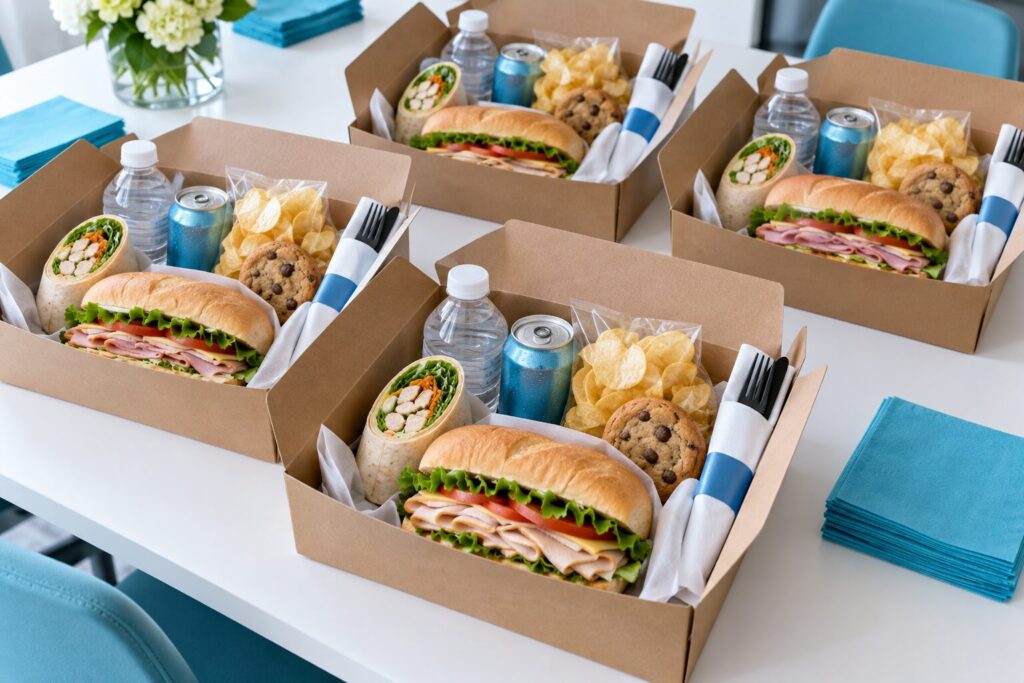 Subs, wraps, chips and cookies